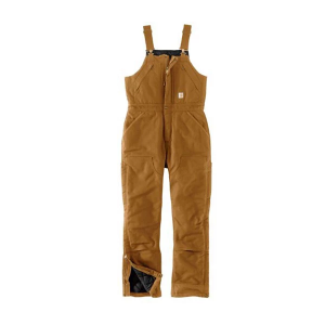 Women's Carhartt Loose Fit Wash Duck Insulated Biberalls bibs-coveralls