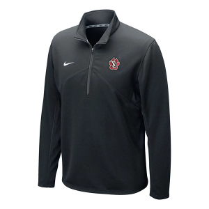 South Dakota Coyotes Nike Training 1/4 Zip XLarge Black