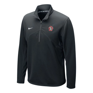 South Dakota Coyotes Nike Training 1/4 Zip 2XLarge Black