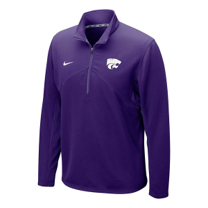 Kansas State Wildcats Nike DriFit Training 1/4 Zip Medium Purple