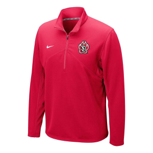South Dakota Coyotes Nike Dri-FIT Training 1/4 Zip 2XLarge Red