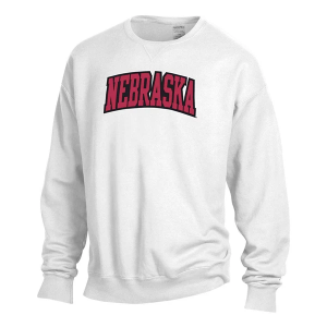 Nebraska Cornhuskers Gear For Sports Crew Small White