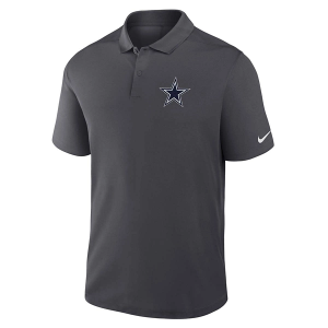 Dallas Cowboys Nike Victory Polo Large Anthracite
