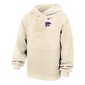Kansas State Wildcats Nike Kids Hoodie Medium Natural