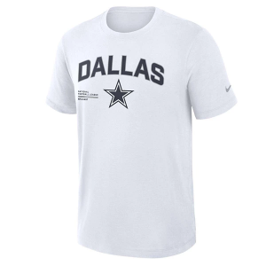 Dallas Cowboys Nike Arch Slub T-Shirt XLarge White