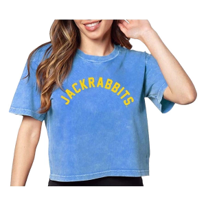 South Dakota State Jackrabbits Chicka-D Women's Coed Short and Sweet T-Shirt XLarge Carbon