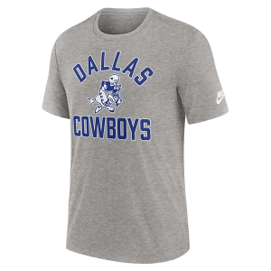 Dallas Cowboys Nike Tri Rewind T-Shirt Medium Dark Grey Heather