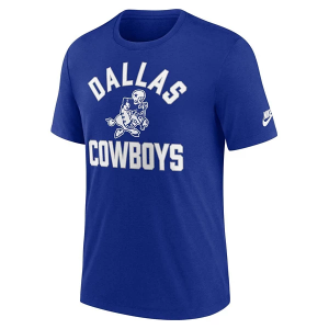 Dallas Cowboys Nike Tri Rewind T-Shirt Large Royal