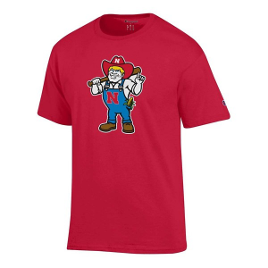 Nebraska Cornhuskers Champion Herbie Baseball T-Shirt 2XLarge Red