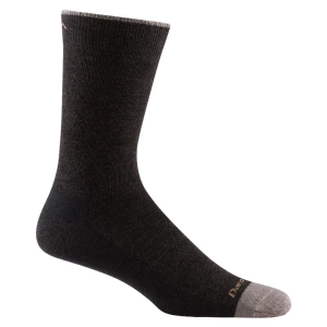 Men's Darn Tough Solid Lightweight Crew Socks Medium Chestnut Singles