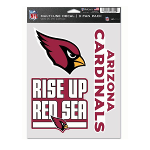 Wincraft Arizona Cardinals 3pk Multi Use Decal