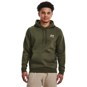 Men's Under Armour Icon Fleece Hoodie Large Marine Od Green/White