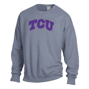TCU Horned Frogs Gear For Sports Crew Small Concrete
