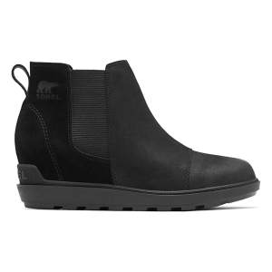 Women's SOREL Evie II Chelsea Boots 7.5 Black/Sea Salt