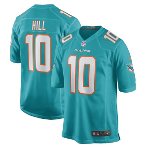 Miami Dolphins Tyreek Hill #10 Nike Game Jersey Medium Turquious