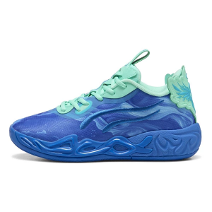 Kids' Puma MB.04 Lo Team Basketball Shoes Big 5 Regular Blue/Navy