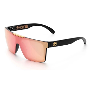 Men's HEAT WAVE Quatro Polarized Sunglasses Black/Pink