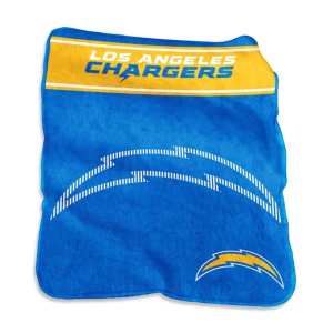 Logo Brands Los Angeles Chargers 60x80 Raschel Throw