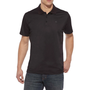 Men's Ariat Tek Polo 2XLarge Tall Black