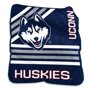 Logo Brands Connecticut Huskies 50x60 Raschel Throw