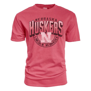 Nebraska Cornhuskers Blue 84 Last Penny T-Shirt Large Red