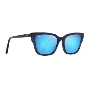 Men's Maui Jim Kou Polarized Sunglasses Navy Blue with Blue Hawaii