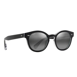 Men's Maui Jim Joy Ride Polarized Sunglasses Black Crystal/Neutral Grey