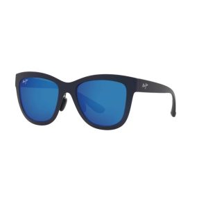 Women's Maui Jim Anuenue Polarized Sunglasses Matte Black/Blue