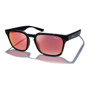 Men's Zeal Optics Whittier Polarized Sunglasses Transparent Green Havana/Polarized Phoenix Mirror Lens