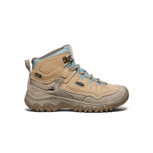 Women's KEEN Targhee IV Mid Waterproof Hiking Boots Outdoor 11 Safari/Reef Waters