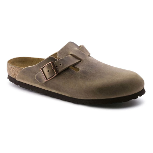 Adult BIRKENSTOCK Boston Casual Clogs Regular 40 Tobacco Oiled Leather