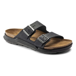 Men's BIRKENSTOCK Arizona Rugged Slide Sandals 41 Black Oil