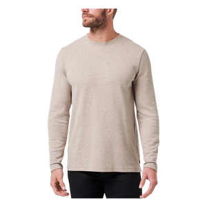 Men's TravisMathew Pullover Sweater Cloud Waffle Golf Medium Oxford Tan