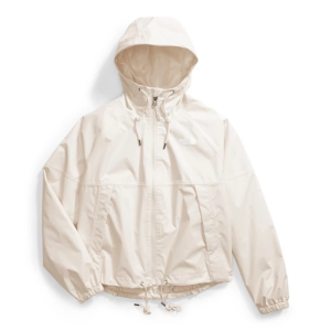 Women's The North Face Antora Crop Rain Jacket XLarge White Dune