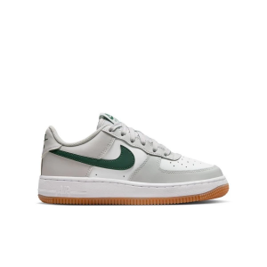 Kids' Nike Air Force 1 Running Shoes Big 4.5 Regular Photon Dust/White/Fir/Gum Med Brown