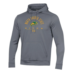 North Dakota State Bison Under Armour Hoodie 2XLarge Pitch Grey