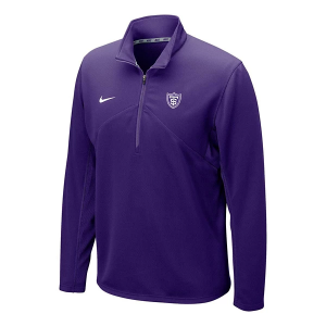St. Thomas Tommies Nike DriFit Training 1/4 Zip Large Purple