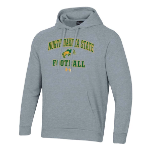 North Dakota State Bison Under Armour Hoodie Small True Gray Heather