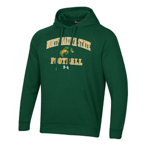 North Dakota State Bison Under Armour Hoodie Large Forest Green