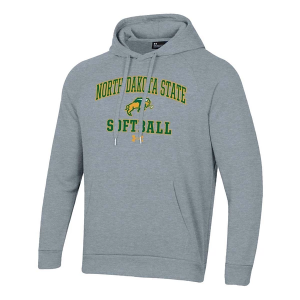 North Dakota State Bison Under Armour Hoodie XLarge True Gray Heather