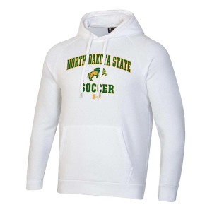 North Dakota State Bison Under Armour Hoodie 2XLarge White