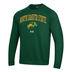 North Dakota State Bison Under Armour Crew Medium Forest Green