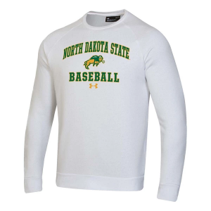 North Dakota State Bison Under Armour Crew 2XLarge White