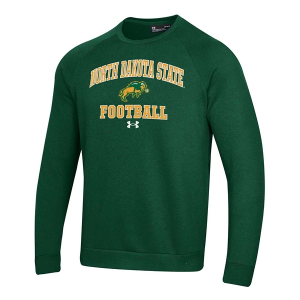 North Dakota State Bison Under Armour Crew 2XLarge Forest Green