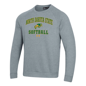North Dakota State Bison Under Armour Crew XLarge True Gray Heather