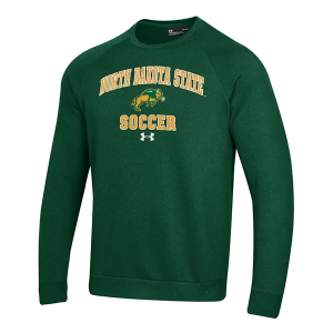 North Dakota State Bison Under Armour Crew Large Forest Green
