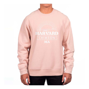 Harvard Crimson USCAPE Crew Large Dusty Pink