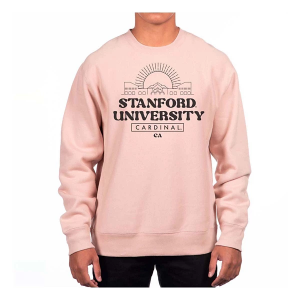 Stanford Cardinal USCAPE Crew Large Dusty Pink