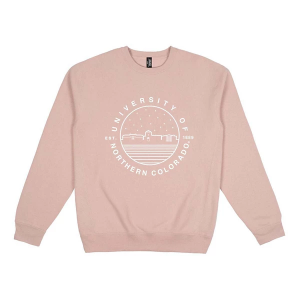 Northern Colorado Bears USCAPE Crew 2XLarge Dusty Pink