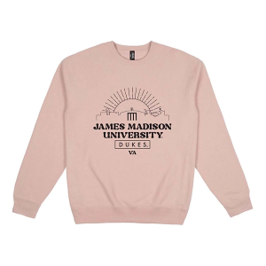 James Madison Dukes USCAPE Crew XSmall Dusty Pink